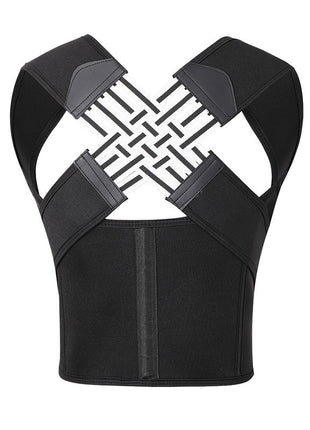 Black posture corrector on a white background