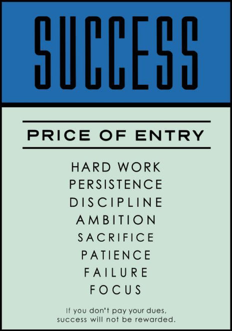 Price Of Entry - 70 x 100 cm