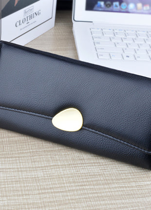 Soft Leather Long Wallet
