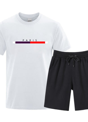 Cotton T-shirt & Shorts Two-piece Set