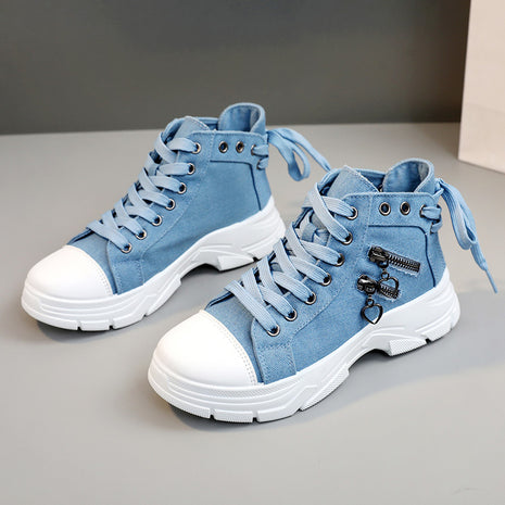 Canvas Breathable Platform Heighten Casual Shoes