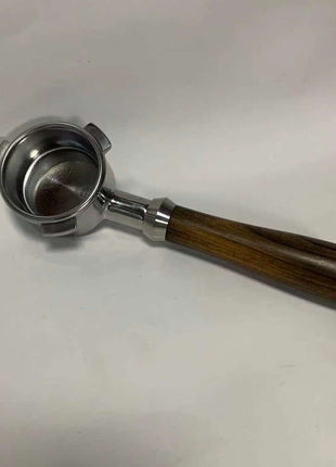 54mm Handle Walnut Coffee Handle Bottomless Stainless Steel