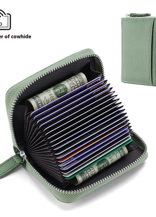 RFID Leather Card Wallet