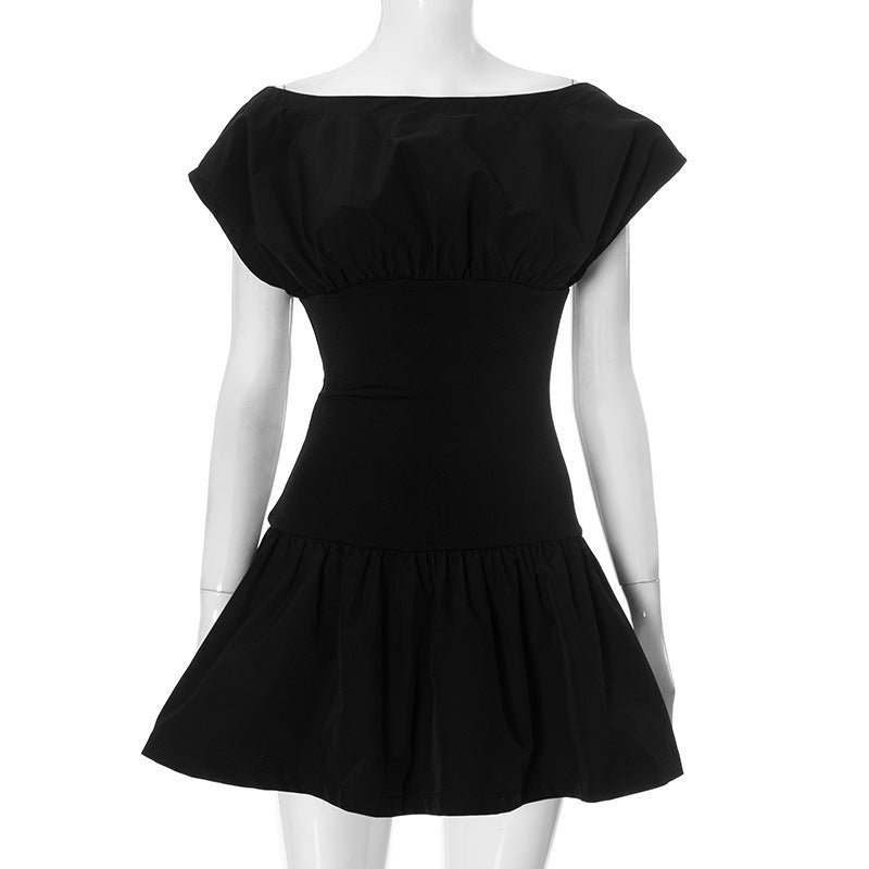 Elegant Waist Slim Fit Dress