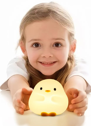 Cute Duck Silicone LED Night Lamp Touch Sensor