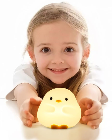 Cute Duck Silicone LED Night Lamp Touch Sensor