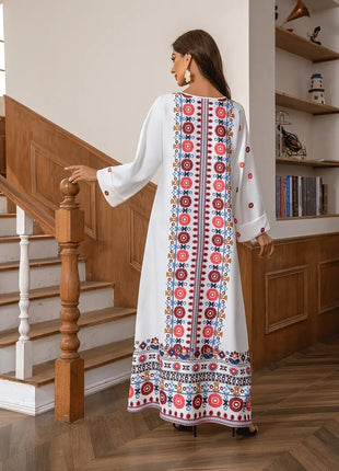 Rhinestone Bead Decorative Rolled Up Sleeve Dress