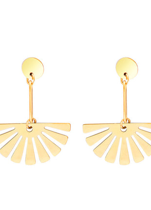 Exquisite Fan-shaped Earrings