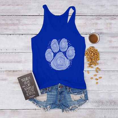 Dog's Paw Cute Footprint Vest