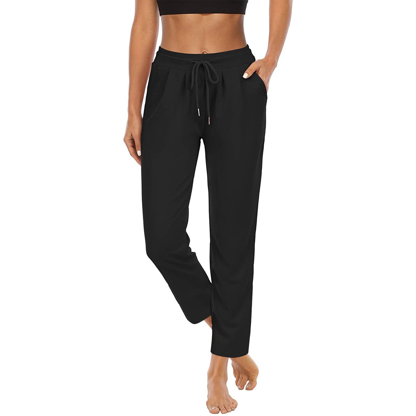 High Top Sports Wide Leg Cropped Pants