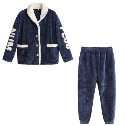 Keep Warm Coral Velvet Pyjamas