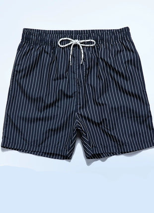 Polyester Fiber Striped Triangle Lining Shorts