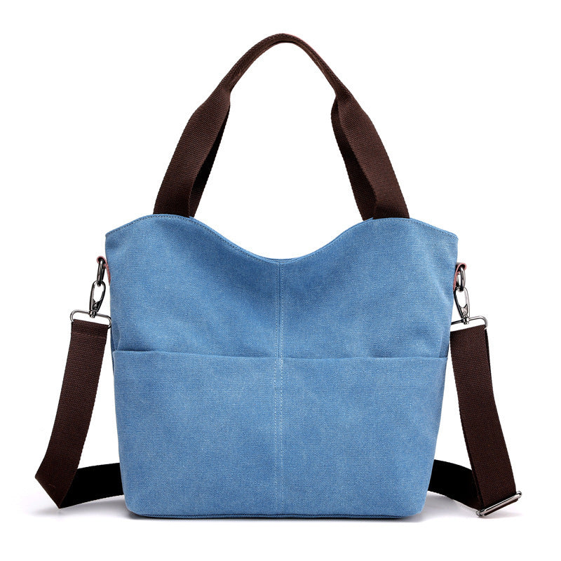 Korean Fashion Big Canvas Tote Handbags