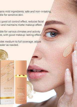 EelHope Natural Lightweight Concealer And Moisturizer Liquid Foundation