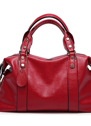 Boston Rivet Design Shoulder Handbags