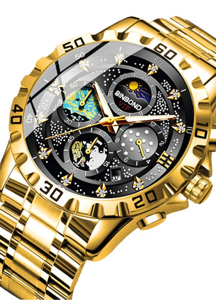 Quartz Business Waterproof Small Three-pin Watch