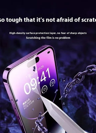 iPhone X/11/12/13/14/15/16 Dust-free Second Film Full Screen Peep-proof