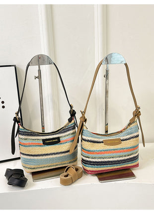 Soft Woven Shoulder Bag