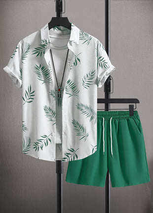 New Style Shirt Shorts 3D Printed Two-piece Set