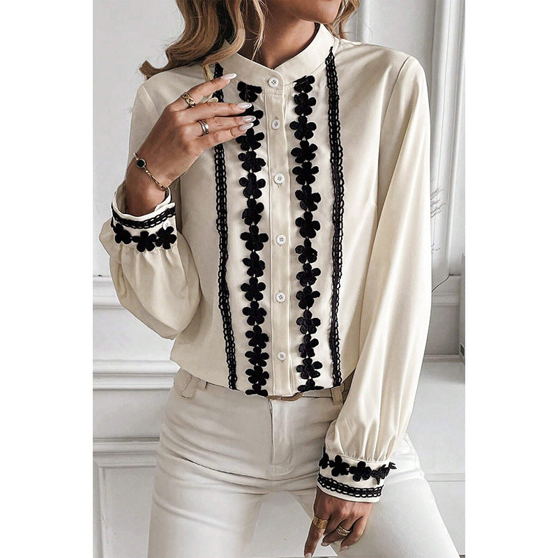 Single Row Multi-Buckle Long Sleeve Shirt