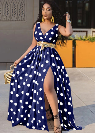 Dot Plus Size Dress