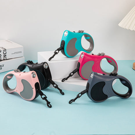 New Automatic Retractable Pet Leash with Light