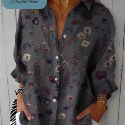 Floral Button Casual and Comfortable Shirt