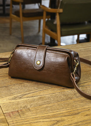 Korean Soft Leather Medium crossbody Handbag