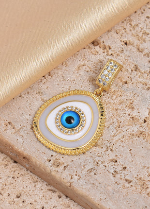 Blue Eye Zircon Necklace