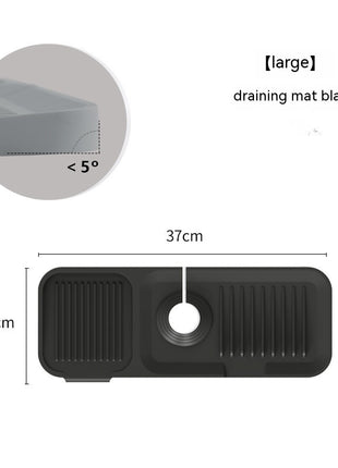 Faucet Silicone Mat Anti-splash with Drain
