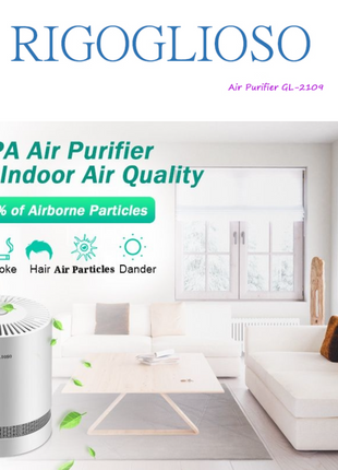 RIGOGLIOSO HEPA Filter Air Purifier