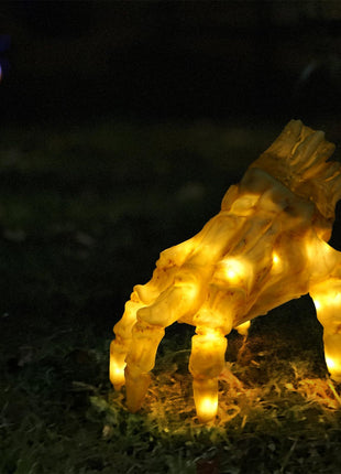 Halloween Electric Luminous Crawling Zombie Hand with Spooky Sound