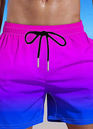 Fashion Gradient Color 3D Digital Printing Men