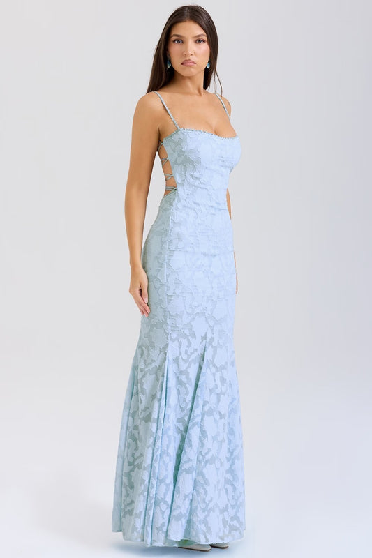 Elegant Waist Girdling Super Long Fishtail Dress