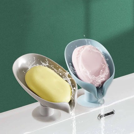 Vertical Soap Dish with Drain