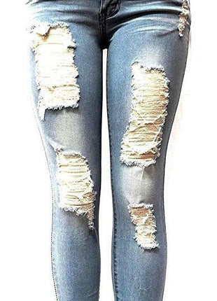 Ripped Slimming Jeans