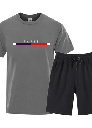 Cotton T-shirt & Shorts Two-piece Set