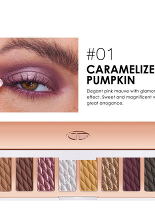 CHAMELEON PIGMENT 8-color Eyeshadow Palette High Gloss