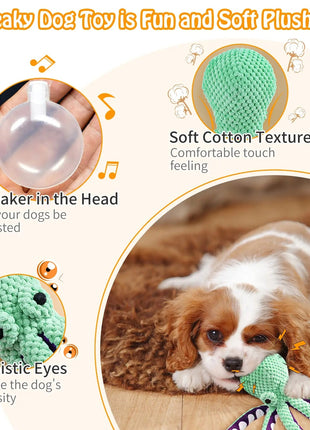 Octopus Pet Plush Toy Voice Shell Puzzle Bite Resistant Interactive