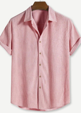 Casual Short-sleeved Men's Shirt