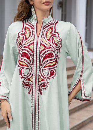 Embroidery Sculptural Dress