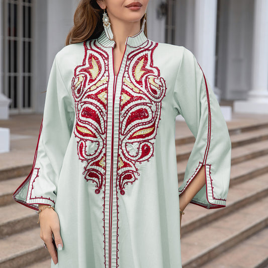 Embroidery Sculptural Dress