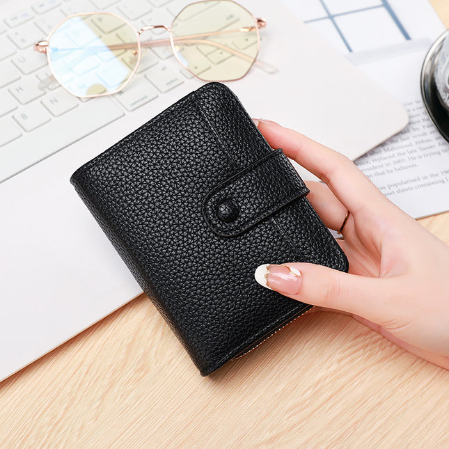 Lychee Pattern Short Wallet