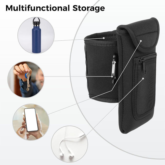 Gym Portable Magnetic Kettle Cover with Phone Pouch