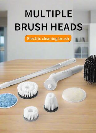 Wireless Electric Cleaning Long Handle 6 in 1 Brush