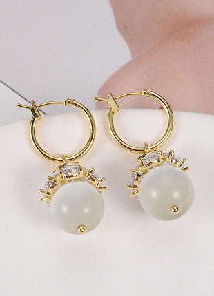 Opal Butterfly Stud Earrings