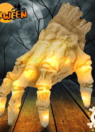 Halloween Electric Luminous Crawling Zombie Hand with Spooky Sound