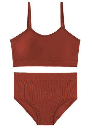 No Steel Ring Comfortable Breathable Bra & Panties Set