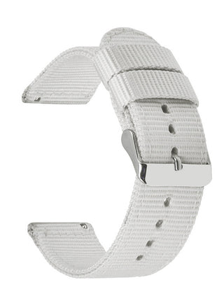 Solid Nylon Canvas Watch Strap