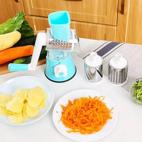 3-in-1 Round Mandoline Slicer